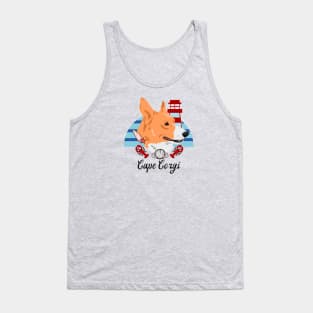 Cape Corgi Tank Top